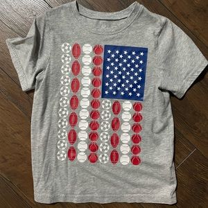 Okie Dokie Fourth of July American Flag Sports Tee